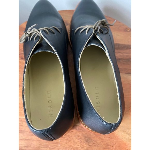 Nisolo James Oxford Shoes Women’s 8.5 Black - Picture 6 of 7